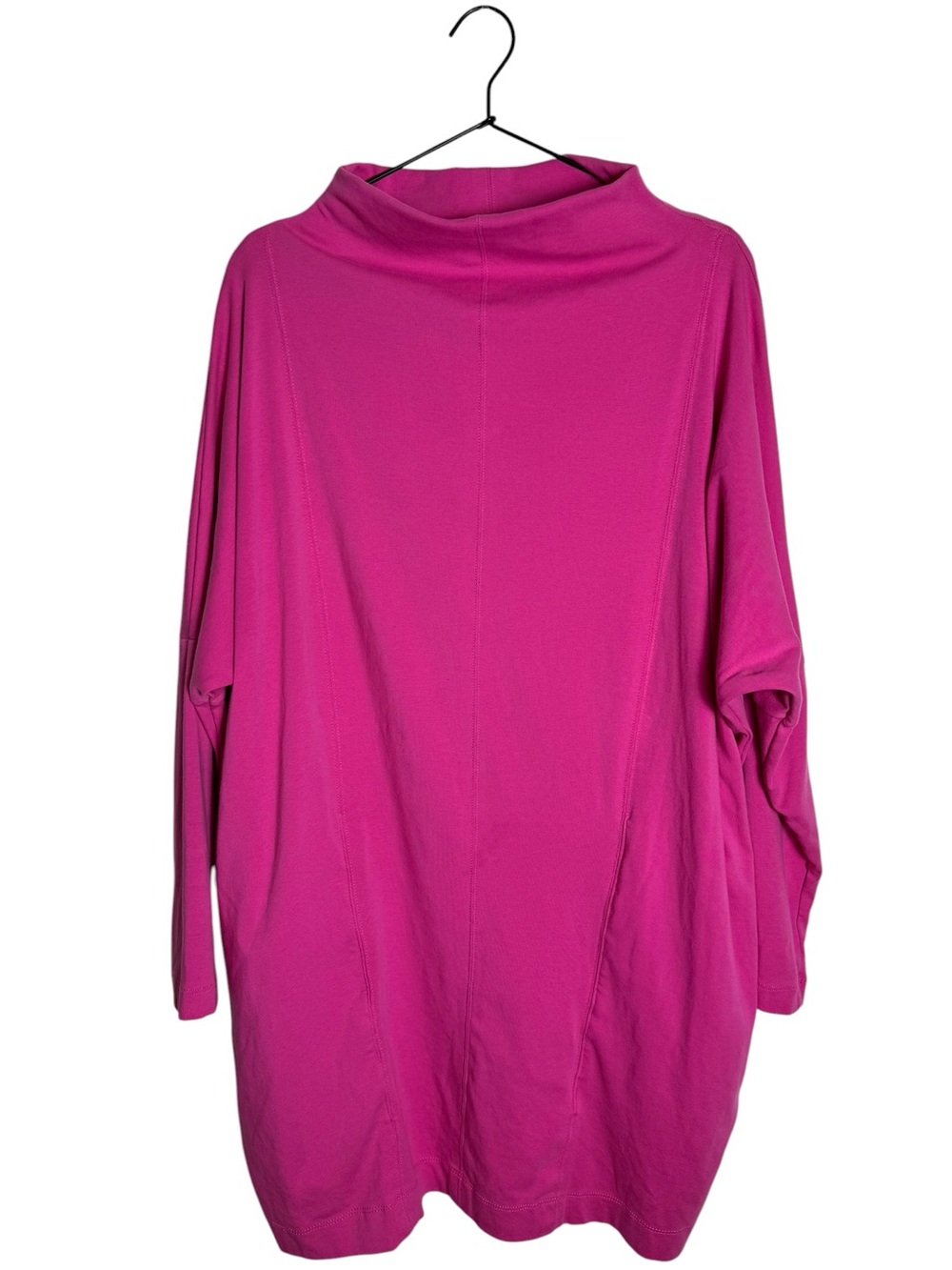Daily Practice Anthropologie Fuchsia Pink Mock Neck Tunic Dress 1X